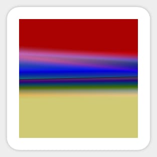 RED YELLOW BLUE TEXTURE ART Sticker